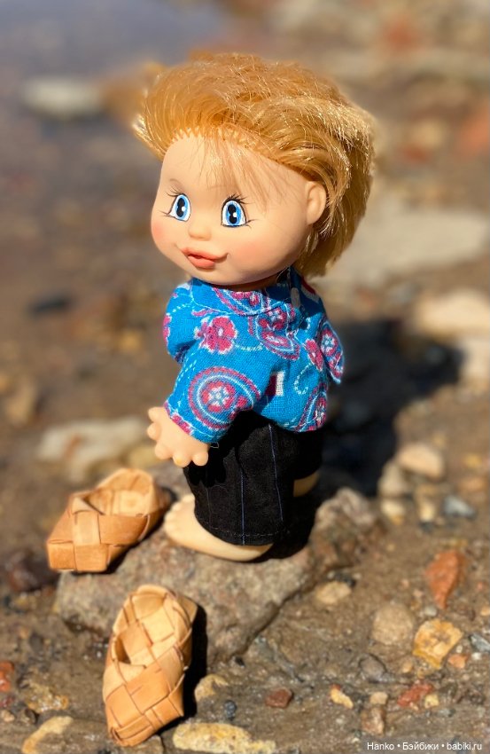 На речке — Российские куклы Весна (фото 3)