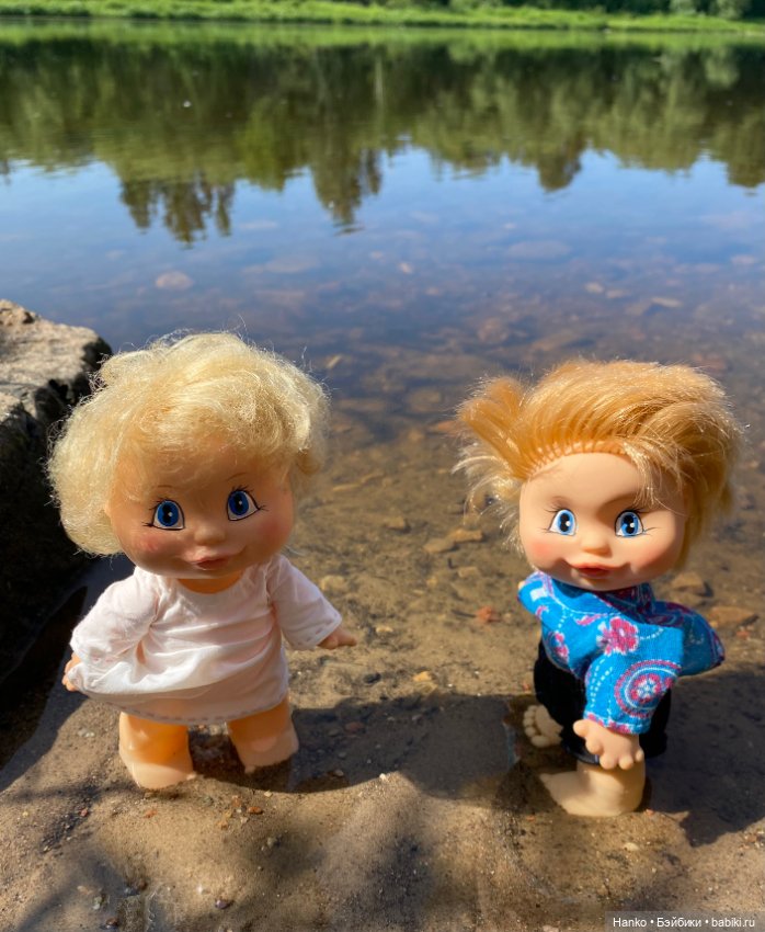 На речке — Российские куклы Весна (фото 10)