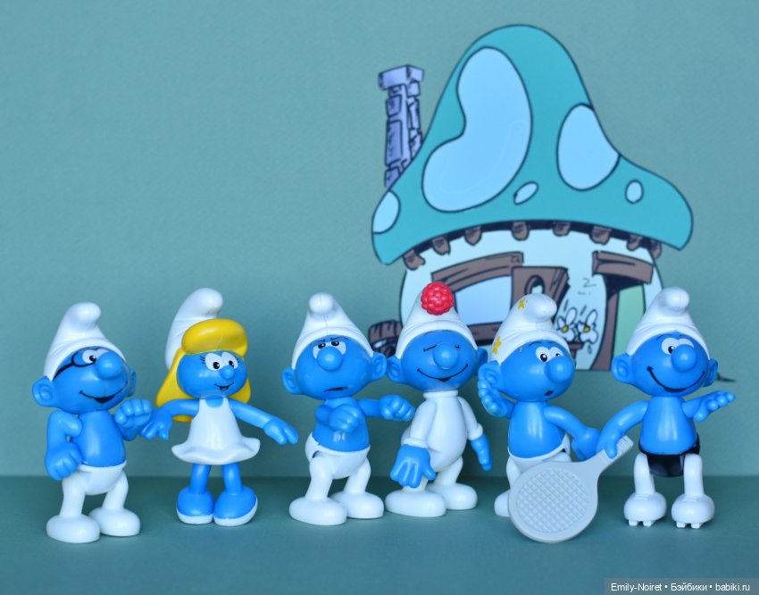 Деревня Смурфиков — Интересные игрушки и фигурки (разное): редкие