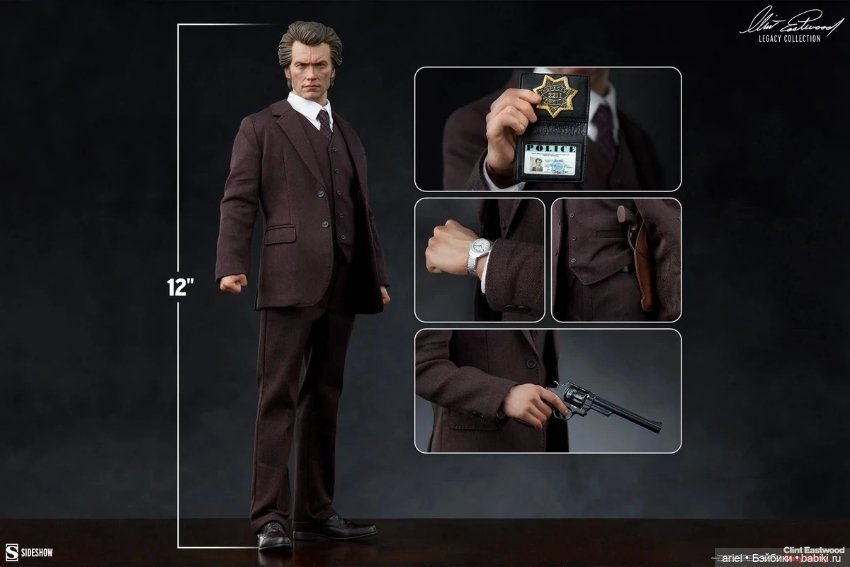 Sideshow анонсировали фигурку Гарри Каллахана по мотивам фильма «Грязный Гарри» (фото 10)