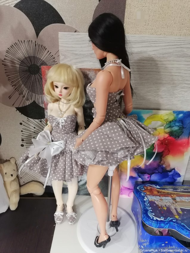 Мои девчонки в горошек — Одежда и обувь для кукол своими руками: фото (фото 8)