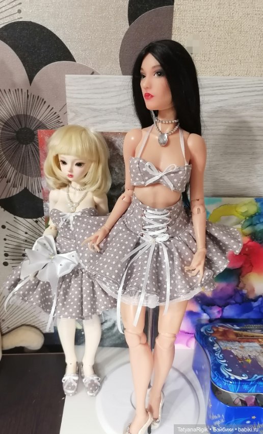 Мои девчонки в горошек — Одежда и обувь для кукол своими руками: фото (фото 7)