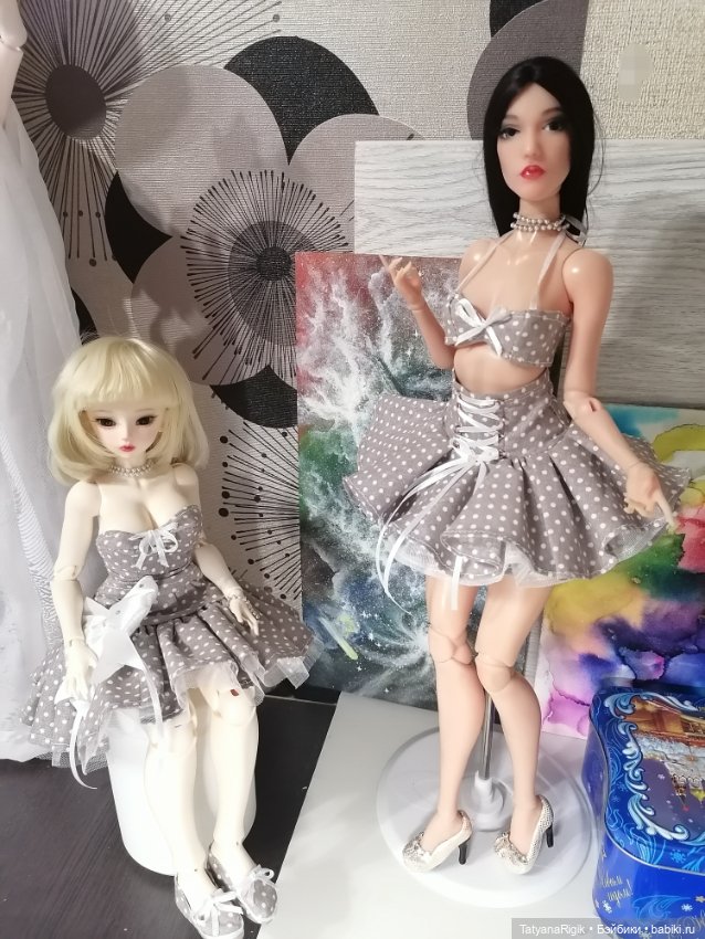 Мои девчонки в горошек — Одежда и обувь для кукол своими руками: фото (фото 6)