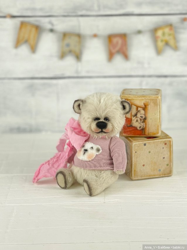 Тедди мишка Энджи — Авторские мишки Тедди и друзья: фото (фото 4)