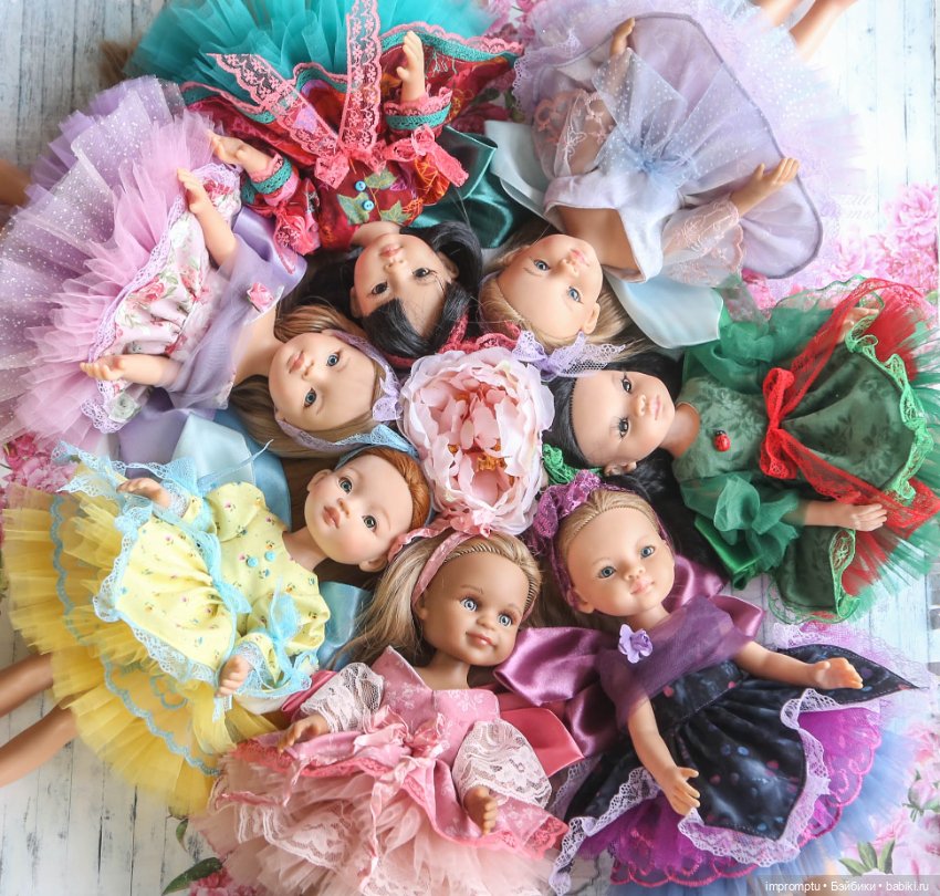 Цветы и куклы — Одежда и обувь для кукол своими руками: фото