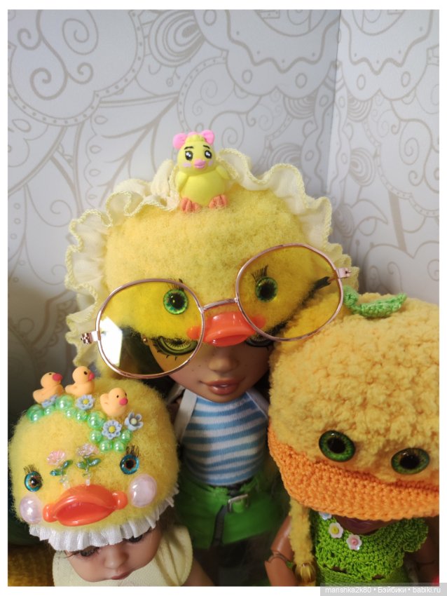 Шапки для кукол — Одежда и обувь для кукол своими руками: фото