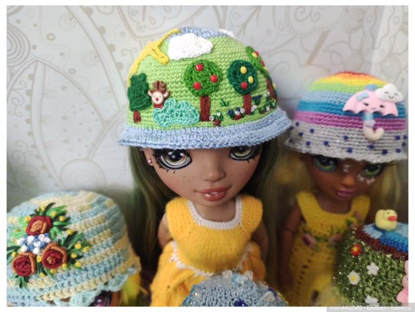 Шапки для кукол — Одежда и обувь для кукол своими руками: фото