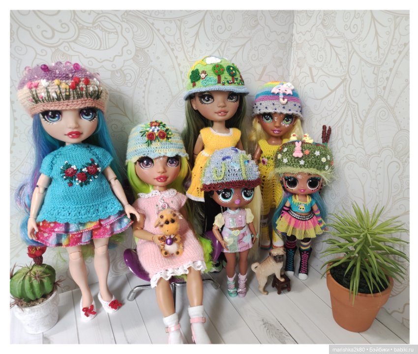 Шапки для кукол — Одежда и обувь для кукол своими руками: фото