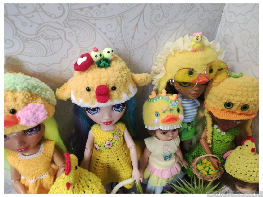 Шапки для кукол — Одежда и обувь для кукол своими руками: фото