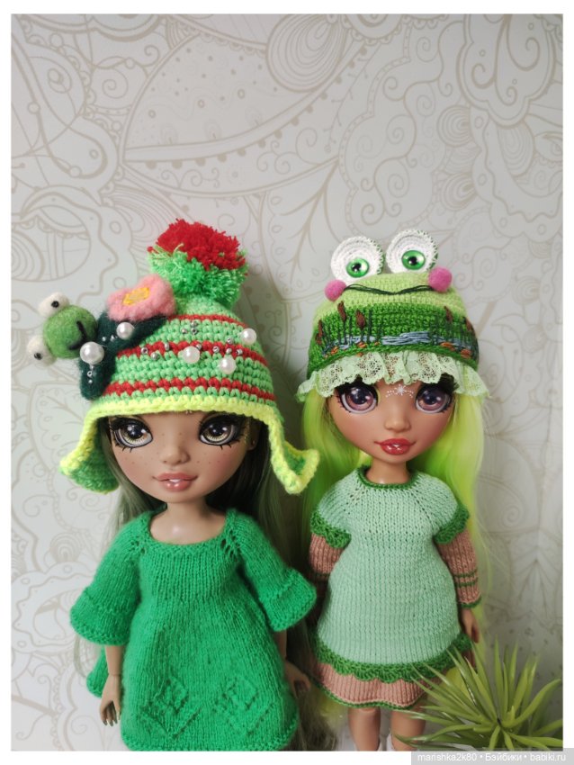 Шапки для кукол — Одежда и обувь для кукол своими руками: фото