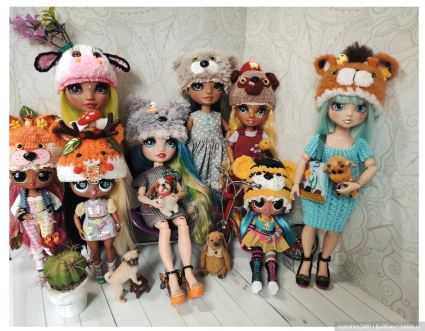 Шапки для кукол — Одежда и обувь для кукол своими руками: фото