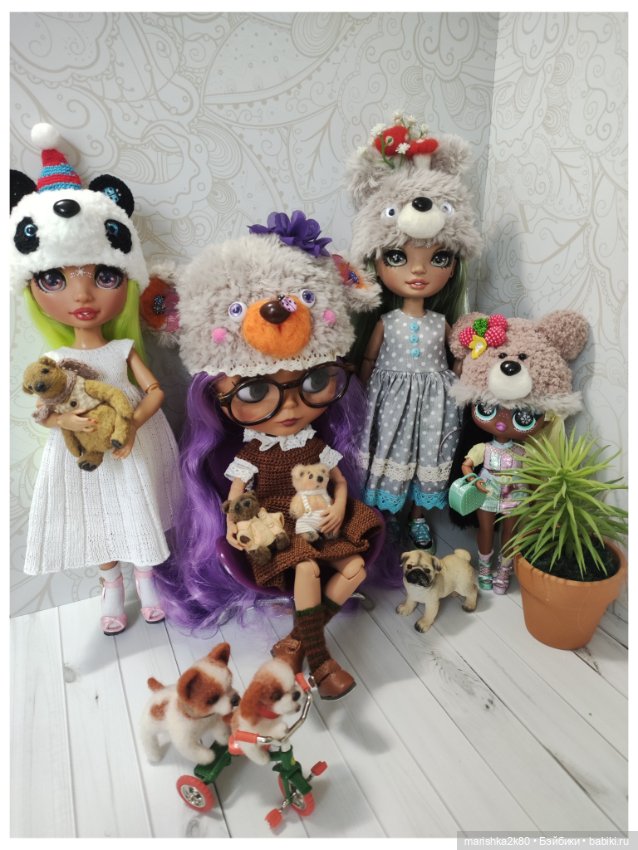 Шапки для кукол — Одежда и обувь для кукол своими руками: фото