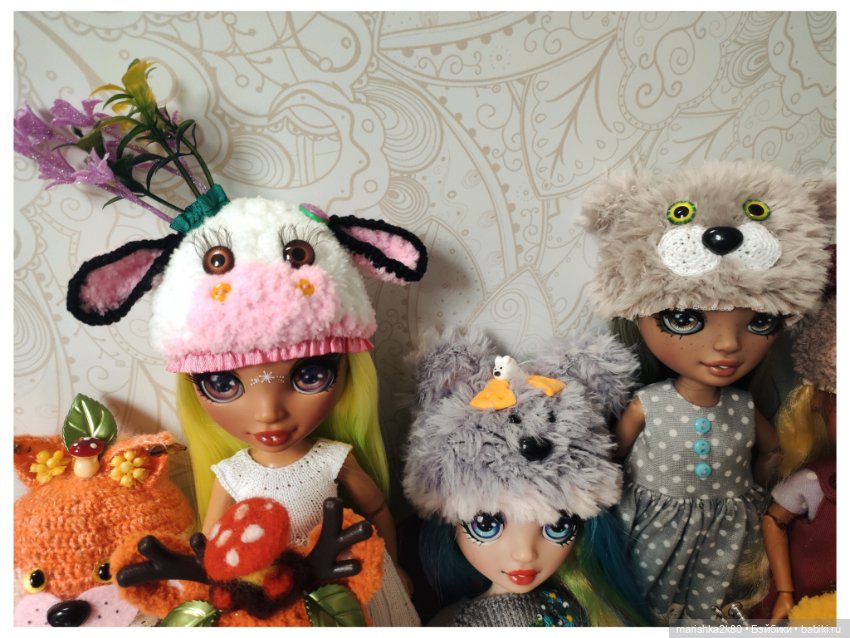 Шапки для кукол — Одежда и обувь для кукол своими руками: фото