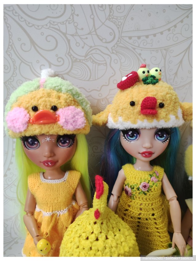 Шапки для кукол — Одежда и обувь для кукол своими руками: фото