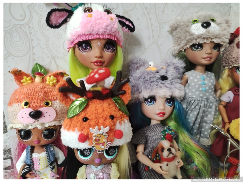 Шапки для кукол — Одежда и обувь для кукол своими руками: фото