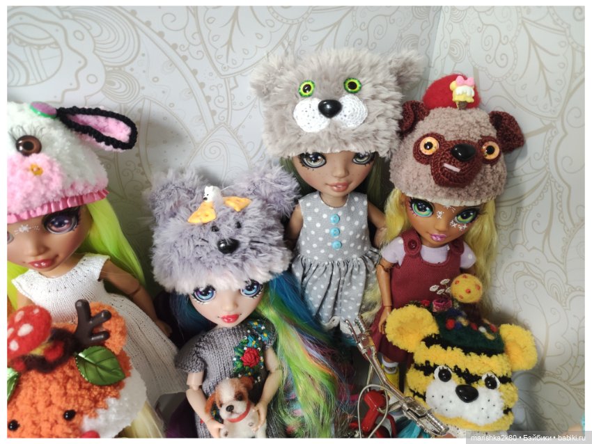 Шапки для кукол — Одежда и обувь для кукол своими руками: фото