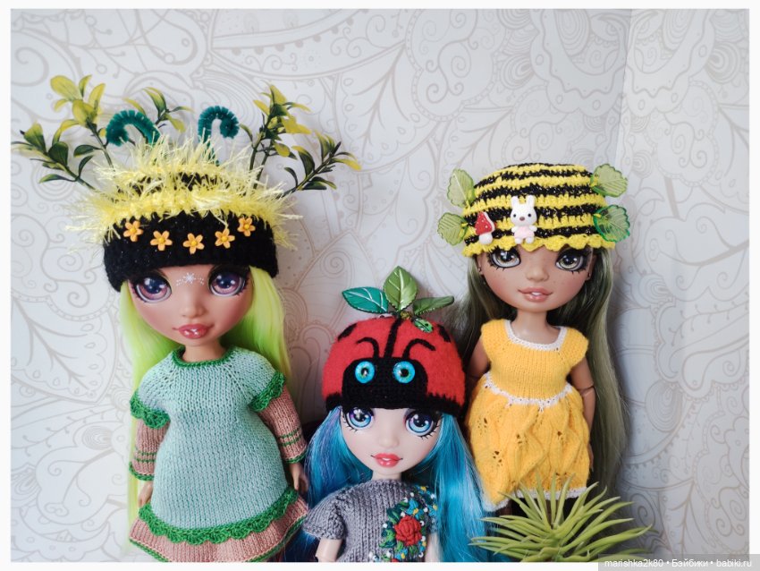 Шапки для кукол — Одежда и обувь для кукол своими руками: фото