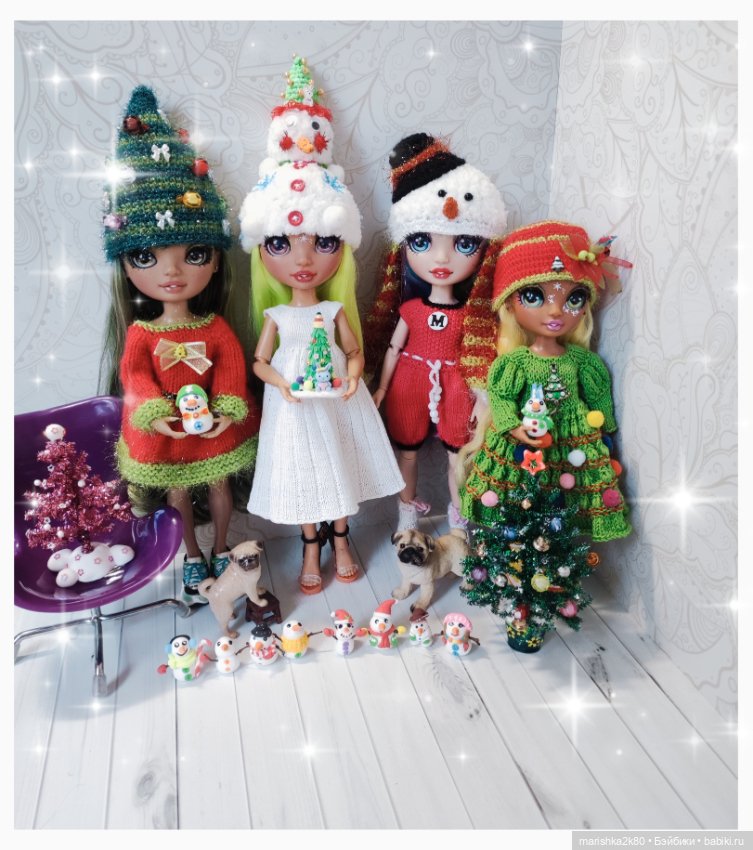 Шапки для кукол 2 — Одежда и обувь для кукол своими руками: фото (фото 8)