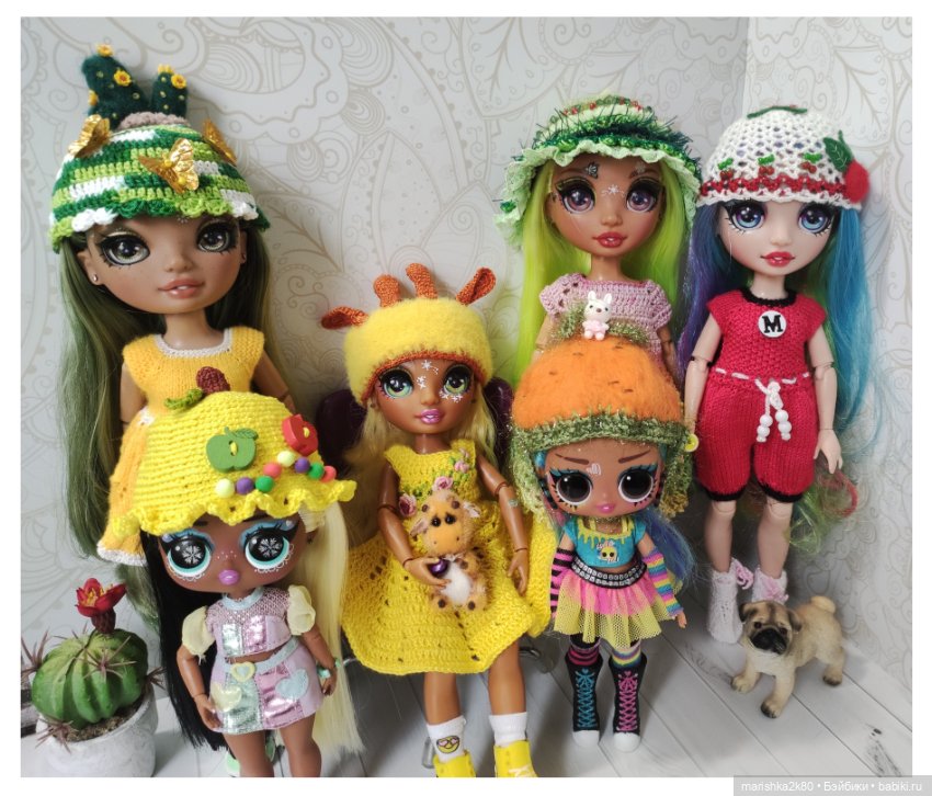 Шапки для кукол 2 — Одежда и обувь для кукол своими руками: фото