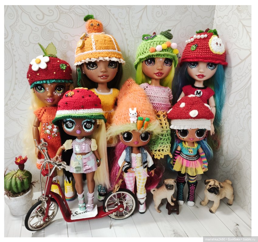 Шапки для кукол 2 — Одежда и обувь для кукол своими руками: фото (фото 5)