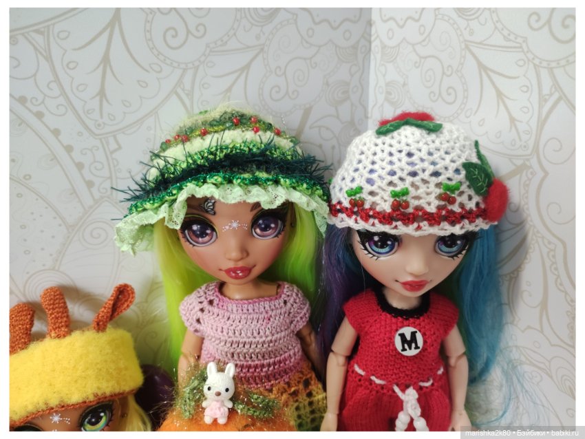 Шапки для кукол 2 — Одежда и обувь для кукол своими руками: фото (фото 3)