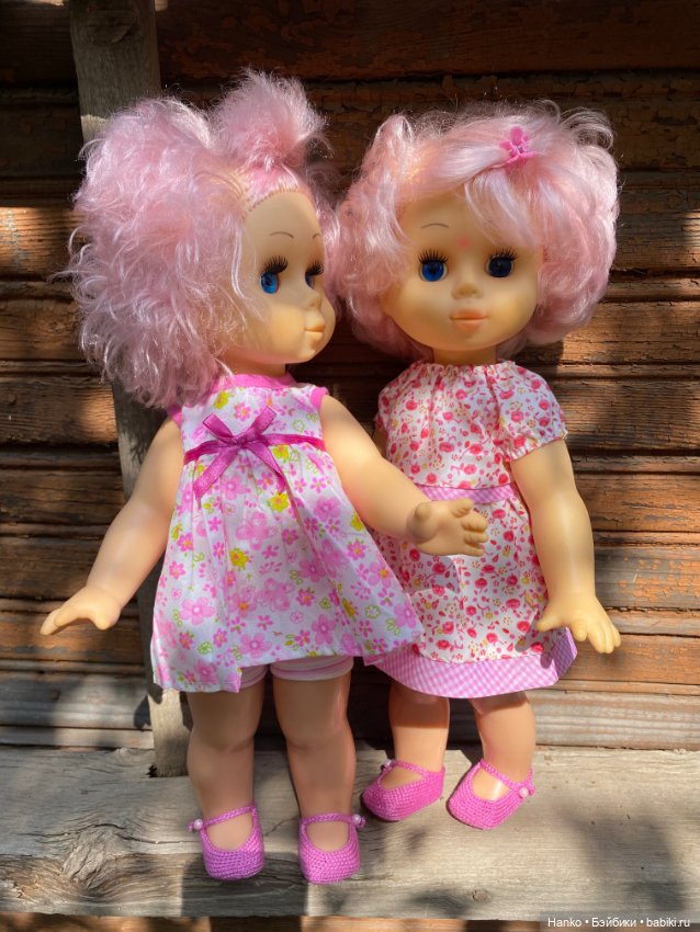 Советские близнецы — Советские винтажные куклы (СССР): Ленигрушка (фото 4)