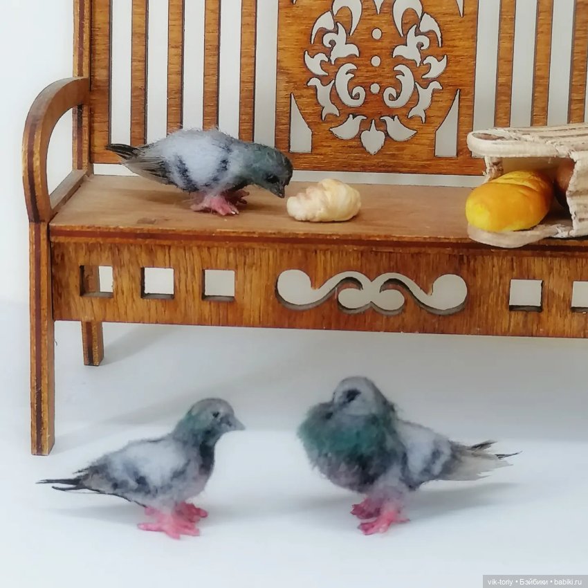 Птички в миниатюре 1:12 — Кукольная миниатюра своими руками: еда