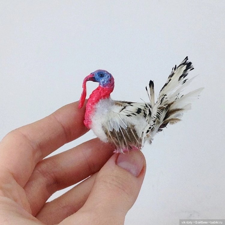 Птички в миниатюре 1:12 — Кукольная миниатюра своими руками: еда (фото 7)