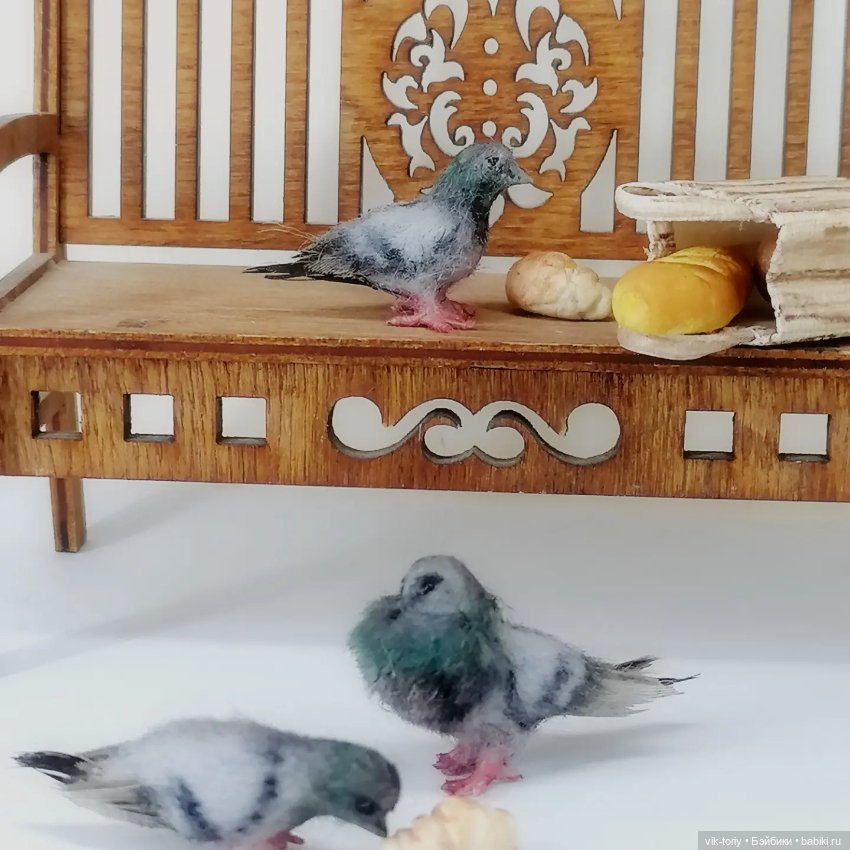 Птички в миниатюре 1:12 — Кукольная миниатюра своими руками: еда