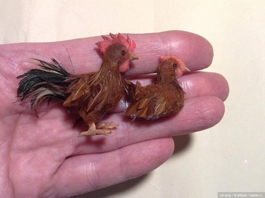 Птички в миниатюре 1:12 — Кукольная миниатюра своими руками: еда (фото 2)