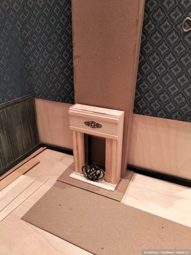 О бедном камине замолвите слово, или румбокс "гостиная в Паучем тупике" часть 2 (фото 5)