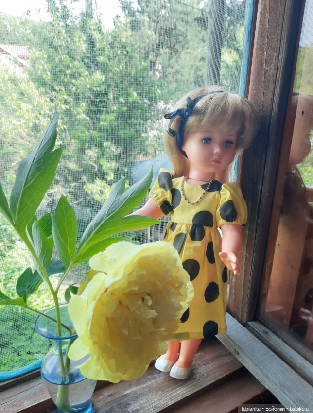 Жёлтое и красное💛❤ — Винтажные куклы ГДР (Немки): Бигги (фото 7)