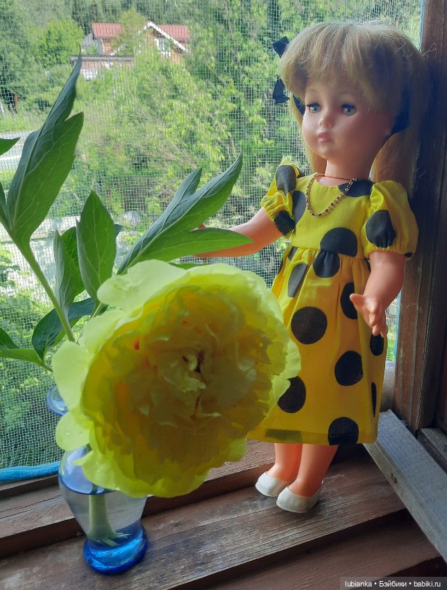 Жёлтое и красное💛❤ — Винтажные куклы ГДР (Немки): Бигги (фото 5)