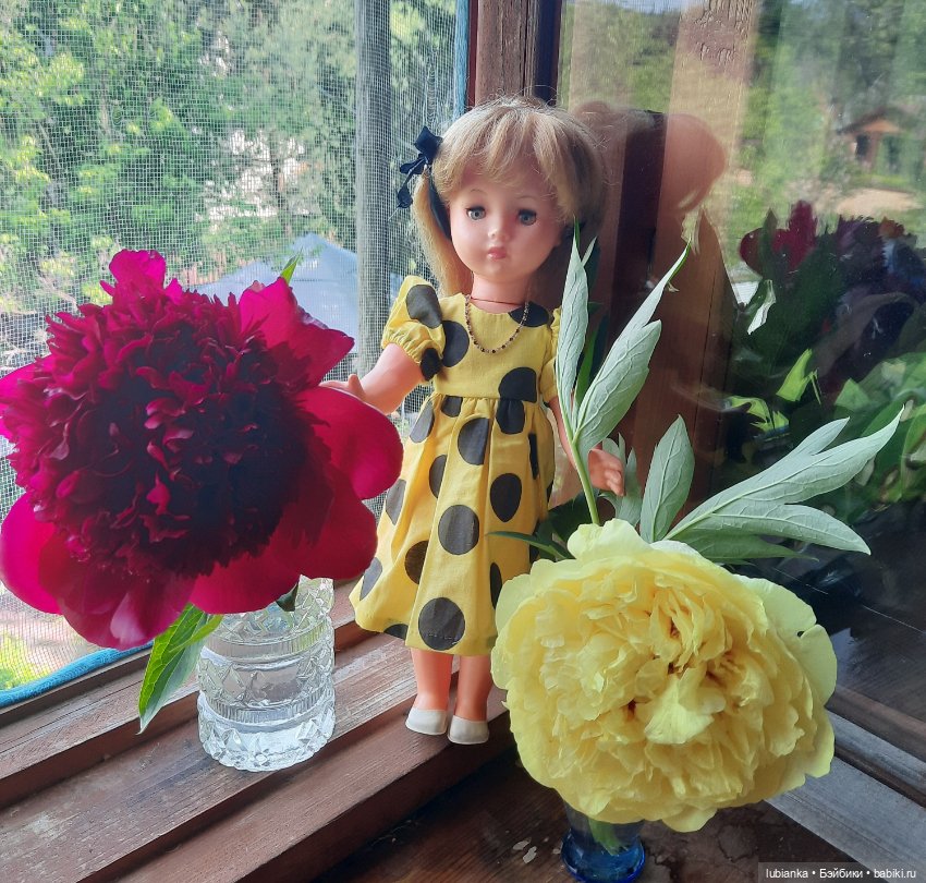 Жёлтое и красное💛❤ — Винтажные куклы ГДР (Немки): Бигги