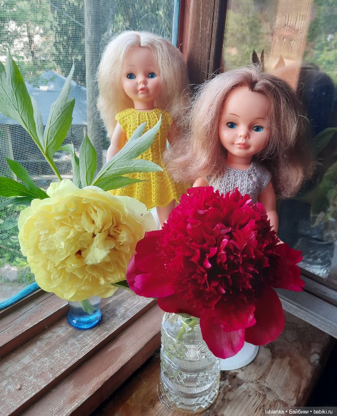 Жёлтое и красное💛❤ — Винтажные куклы ГДР (Немки): Бигги