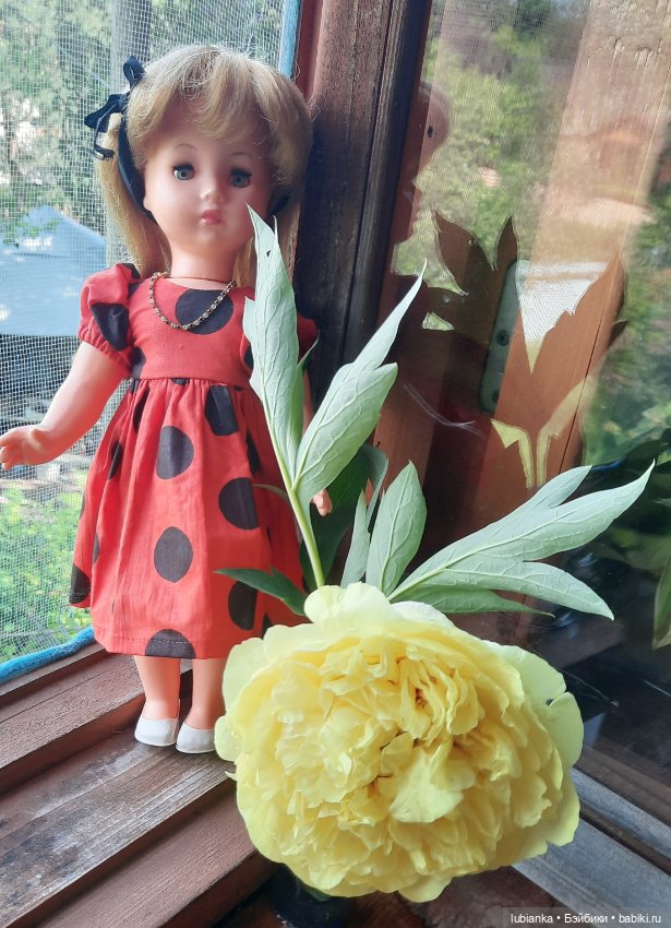 Жёлтое и красное💛❤ — Винтажные куклы ГДР (Немки): Бигги (фото 4)