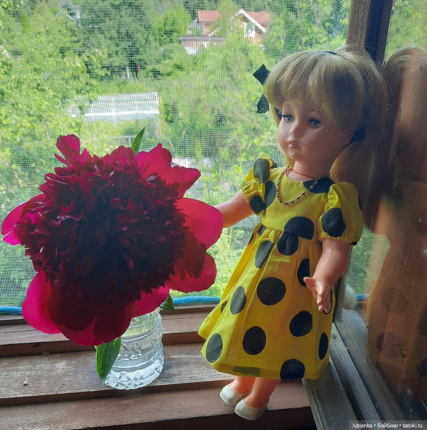 Жёлтое и красное💛❤ — Винтажные куклы ГДР (Немки): Бигги (фото 9)