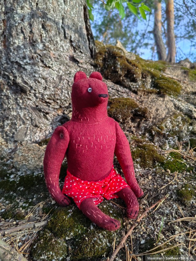 Медведь Степан — Авторские мишки Тедди и друзья: фото