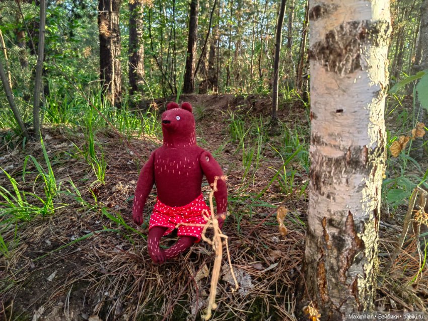 Медведь Степан — Авторские мишки Тедди и друзья: фото