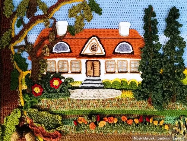 Завораживающие картины крючком от Beata Bylinka