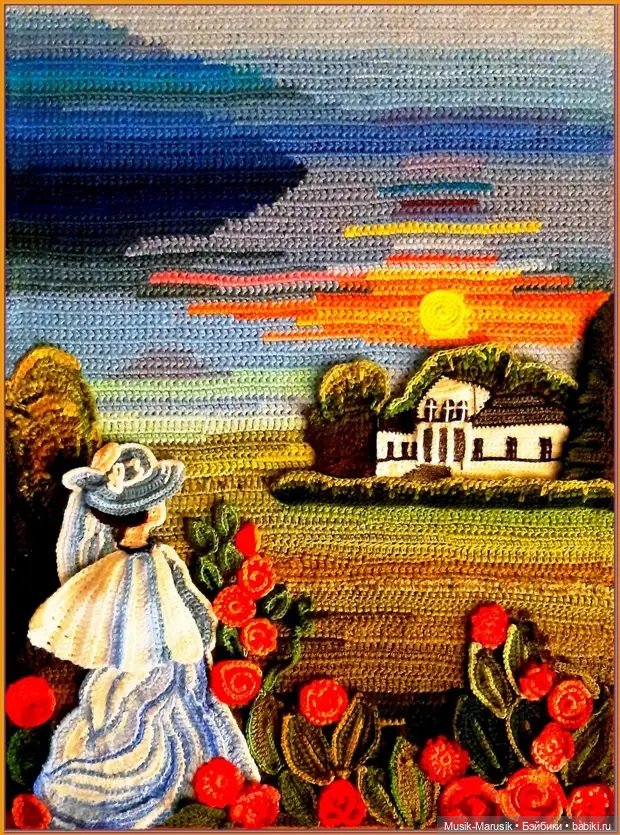 Завораживающие картины крючком от Beata Bylinka