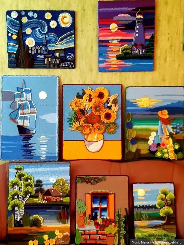 Завораживающие картины крючком от Beata Bylinka