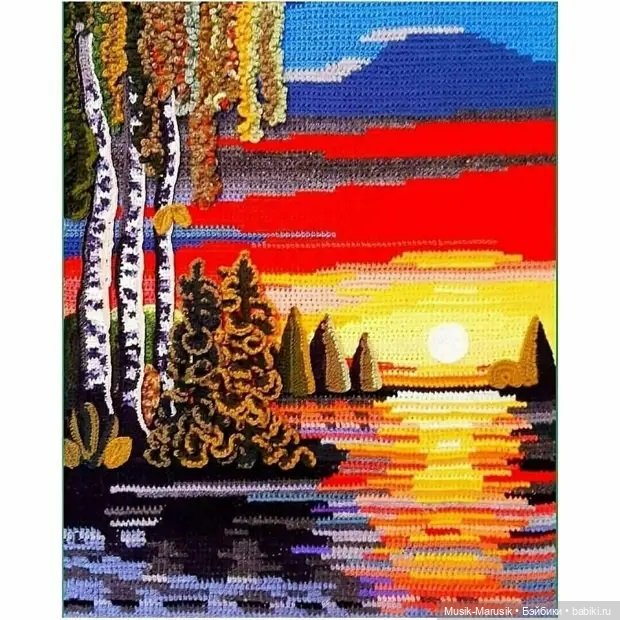 Завораживающие картины крючком от Beata Bylinka (фото 4)