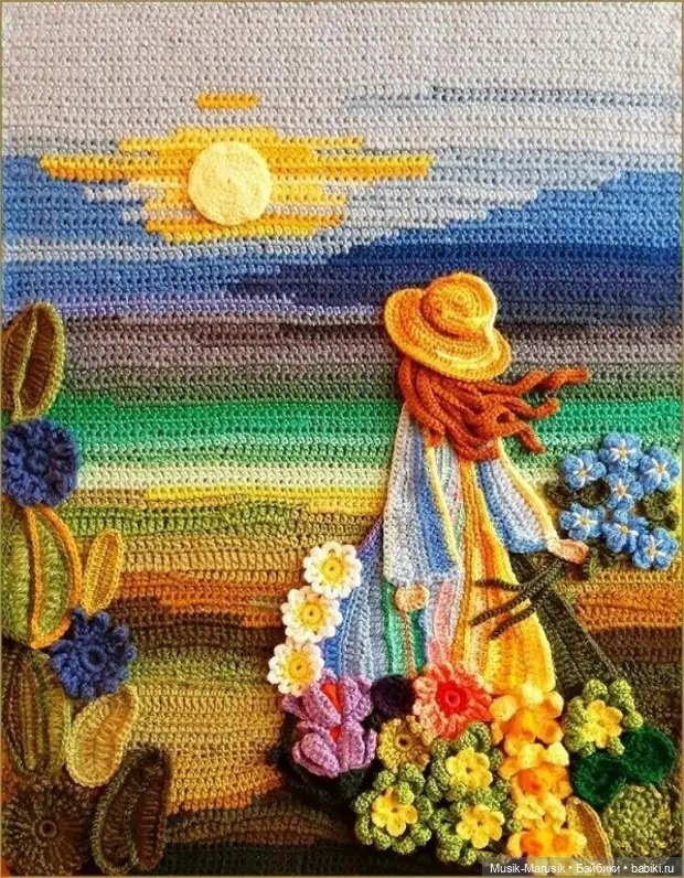 Завораживающие картины крючком от Beata Bylinka