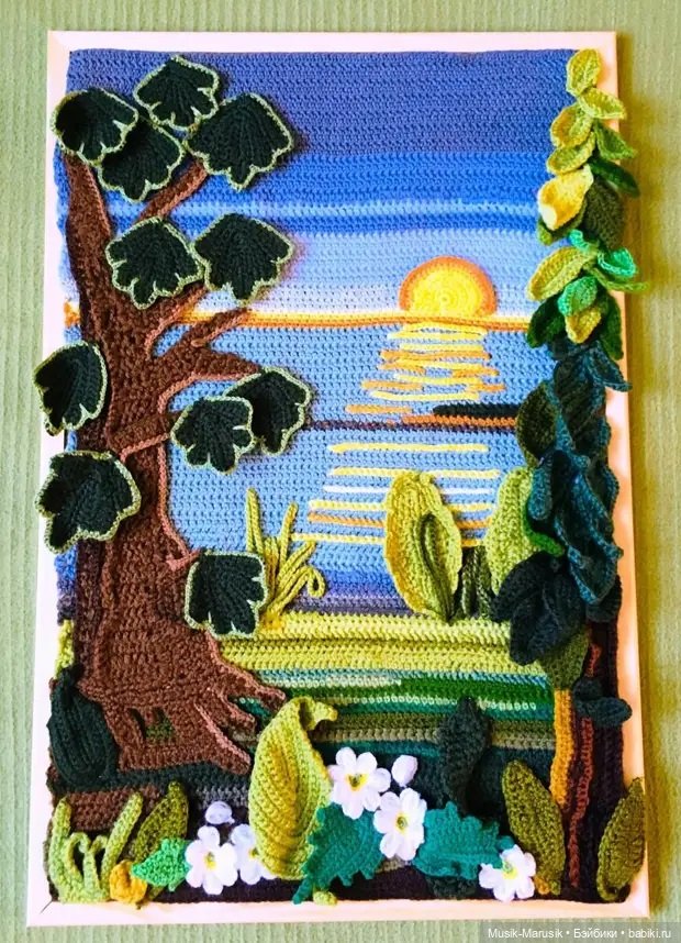 Завораживающие картины крючком от Beata Bylinka (фото 9)