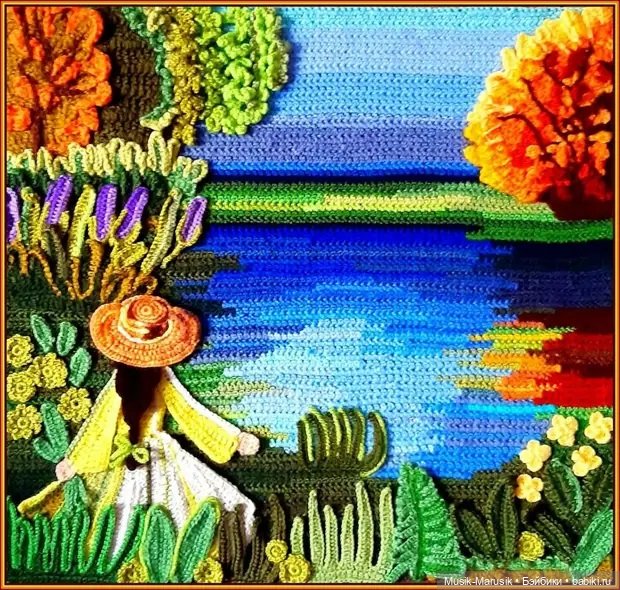 Завораживающие картины крючком от Beata Bylinka