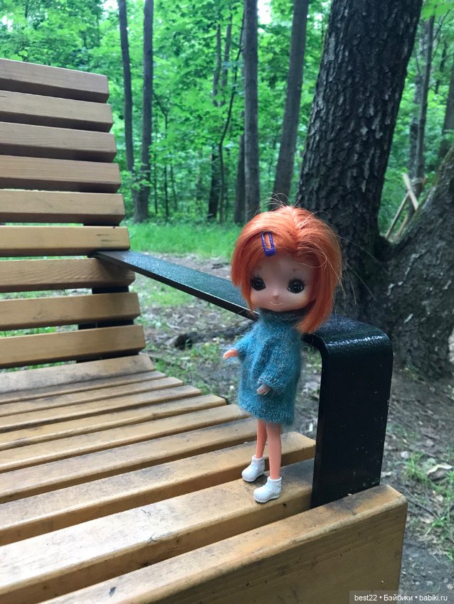 Прогулка по парку с куклой Лизой Kamar (фото 3)