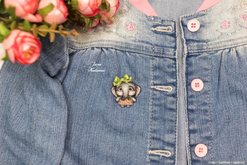 Мастер класс по лепке броши из полимерной глины (фото 2)