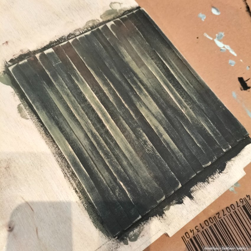 Камин в гостиной в Паучем тупике - покраска