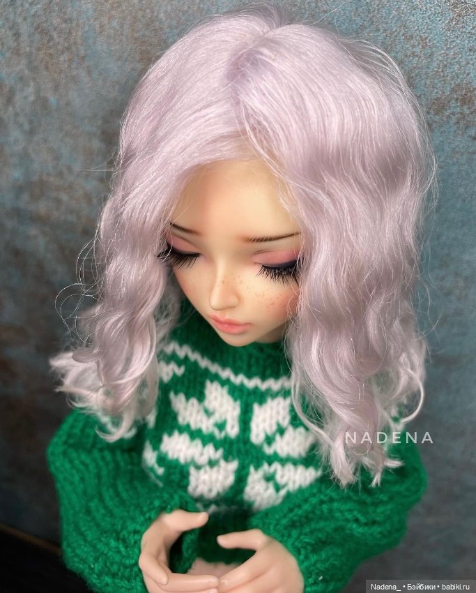 Цветные парики из козочки